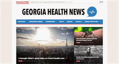 Desktop Screenshot of georgiahealthnews.com